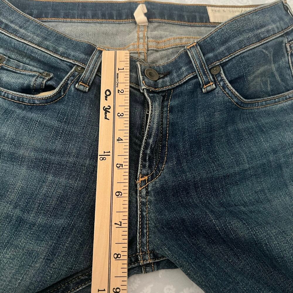 Rag & Bone Dre Low Rise
Patchwork In Champs Workshop Jeans Size 26 - Picture 11 of 13